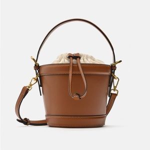 Zara Crossbody Bucket Bag